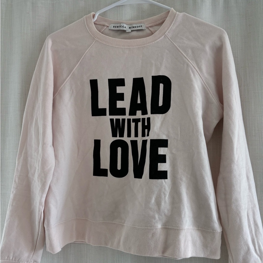 NWT Rebecca Minkoff Lead with Love Pullover
